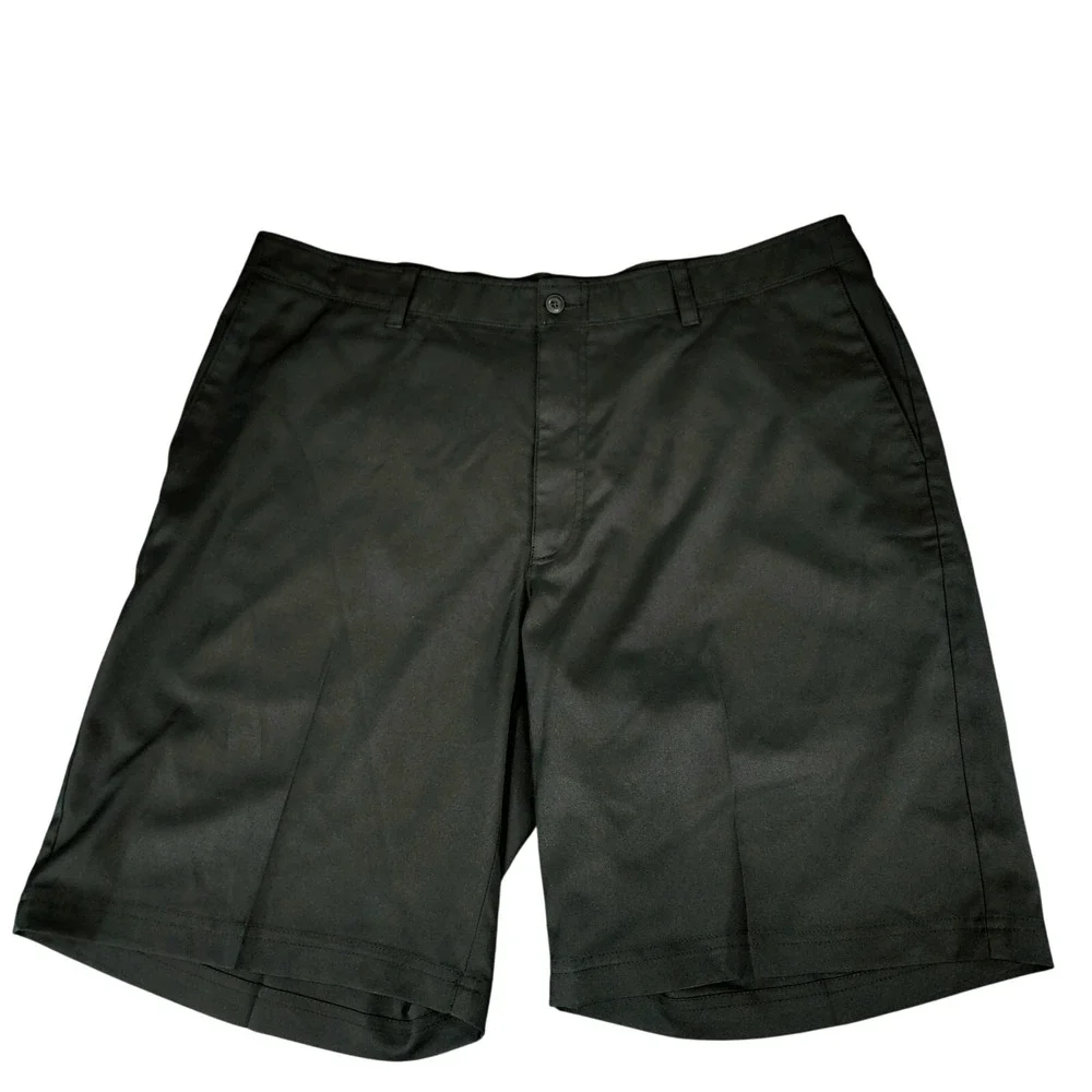 PGA Tour Golf Short sz 40 Men Black‎ Nylon Zip Pocket Performance Athletic 10